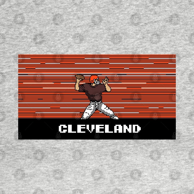 8-Bit Quarterback - Cleveland by The Pixel League